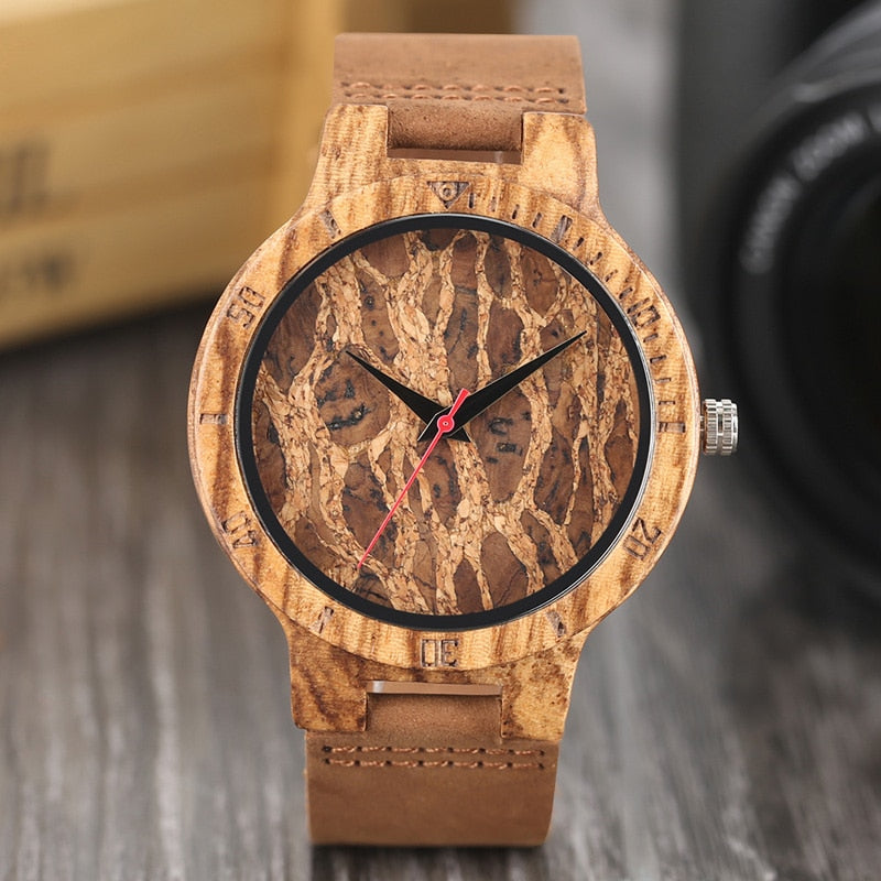 Creative Simple Wood Watches Original Bamboo