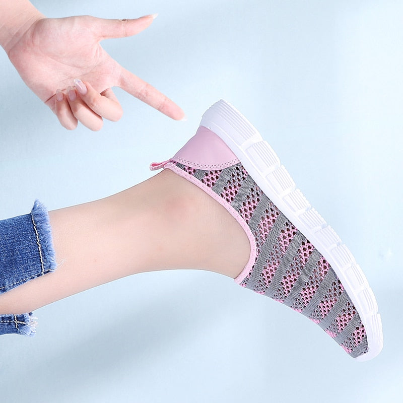 Summer Breathable Mesh Sneakers Shoes