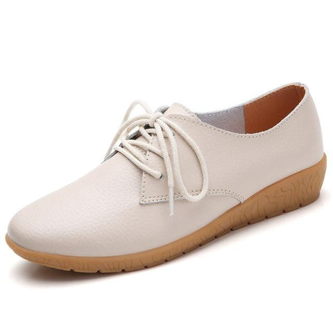 Oxford Shoes Ballerina Flats Genuine Leather Loafers