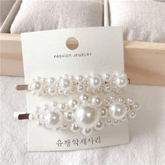 Pearl Hairpin Fashion Soft Pearl Stick Set