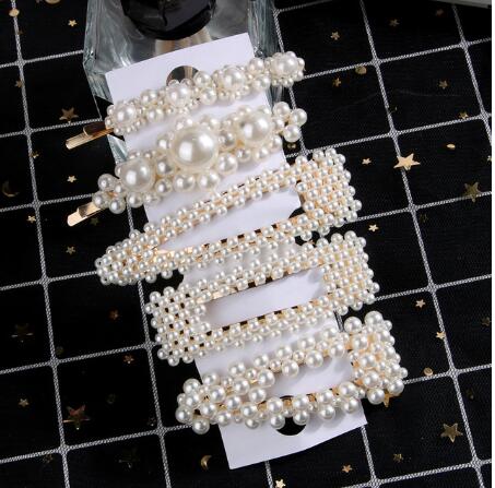 Pearl Hairpin Fashion Soft Pearl Stick Set