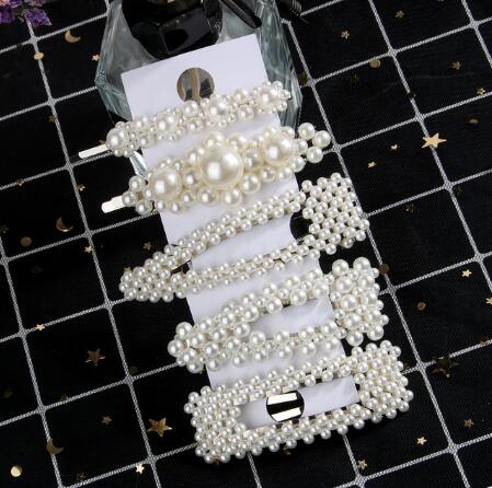 Pearl Hairpin Fashion Soft Pearl Stick Set