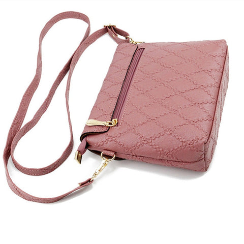 Fashion women handbags designer messenger bag pink quilted bag