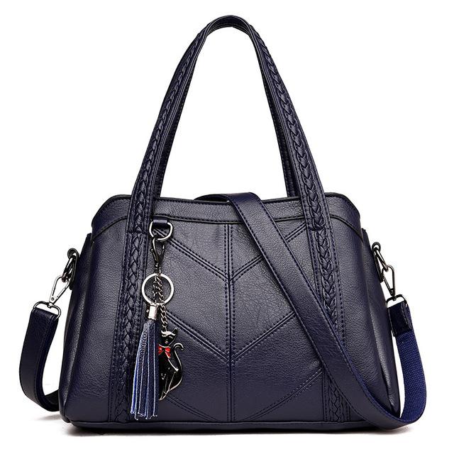 Genuine Leather Tote Bags Tassel Fashion Bags – lastrafashion