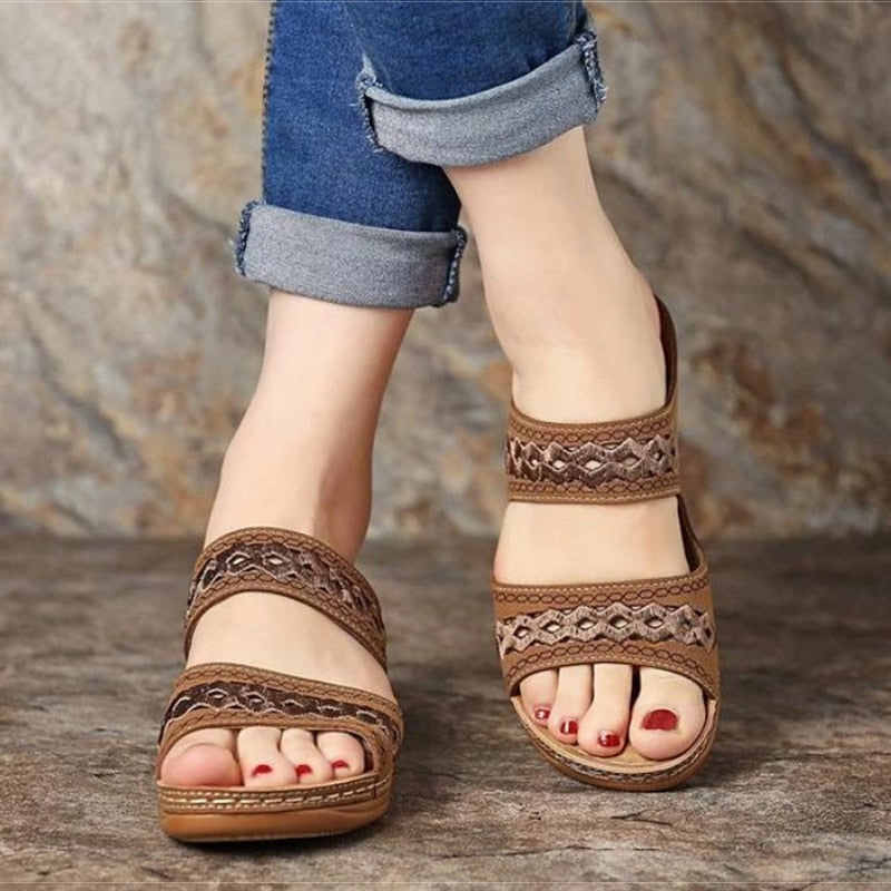 Sandals Fashion Wedges Slippers Summer  Flip Flops