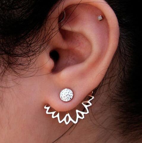Fashion Jewelry Cute Cherry Blossoms Flower Stud Earrings