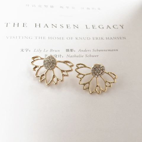Fashion Jewelry Cute Cherry Blossoms Flower Stud Earrings