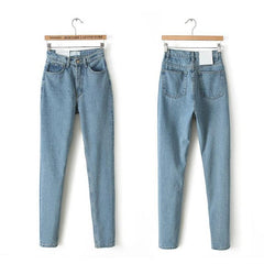 Harem Pants Vintage High Waist Jeans Boyfriends Denim Pants