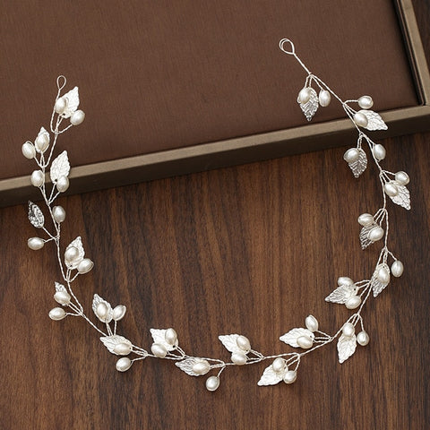 Headdress Pearl Crystal Headband Bridal Hair Accessories