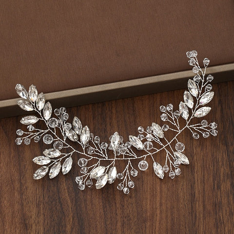 Headdress Pearl Crystal Headband Bridal Hair Accessories