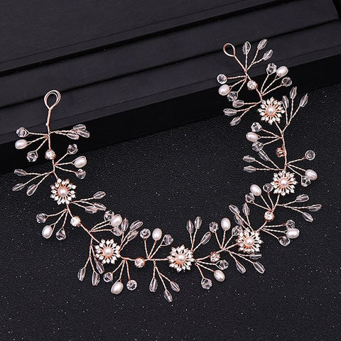 Headbands For Wedding Hair Accessories Crystal Pearl