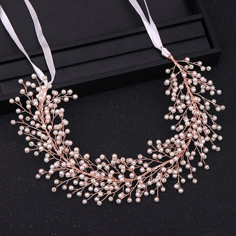 Headbands For Wedding Hair Accessories Crystal Pearl
