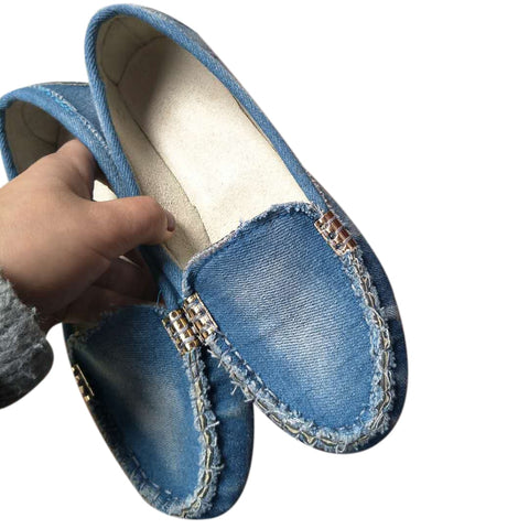 Women Casual Flat Shoes Loafer Slips Soft Round Toe