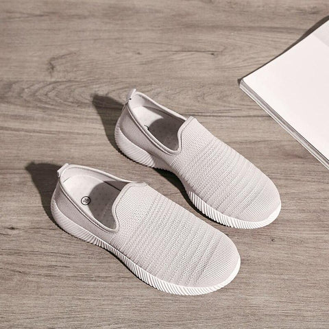 Loafers Shoes Mesh Flats Shoes Summer Slip-On Gingham