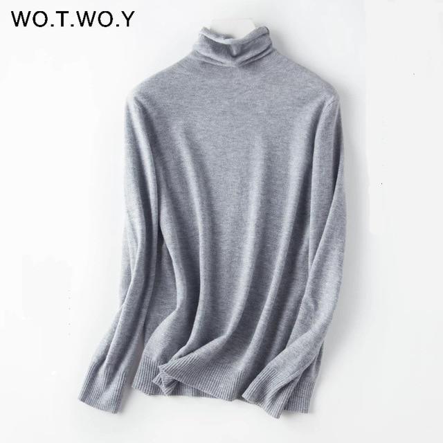 Slim Turtleneck Basic Bottoming Knitwear Knitted Sweater