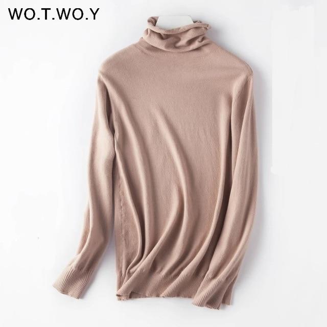 Slim Turtleneck Basic Bottoming Knitwear Knitted Sweater