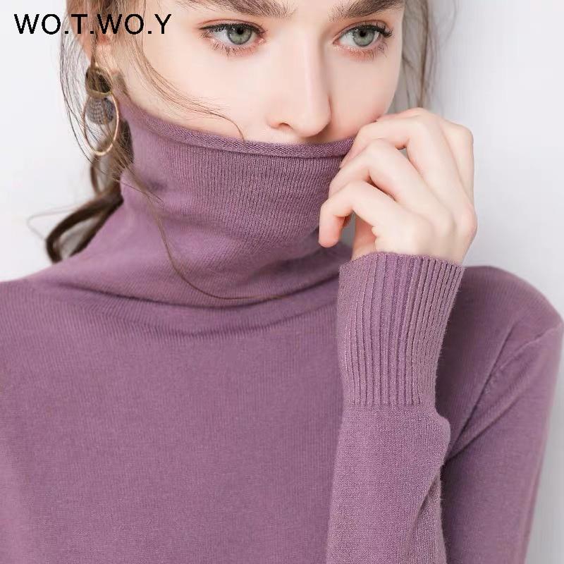 Slim Turtleneck Basic Bottoming Knitwear Knitted Sweater