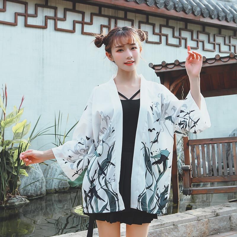 Japanese kimono cardigan blouse beach kimono – lastrafashion