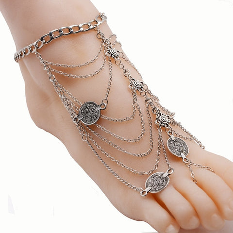 Bohemian Summer Beach Multilayer Anklets