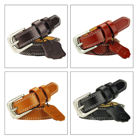 Genuine Leather Belts Decorative Simple Waist Belt