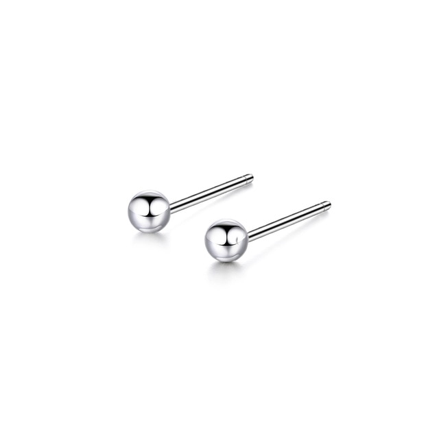 Simple Stud Earrings Geometric Stainless Steel