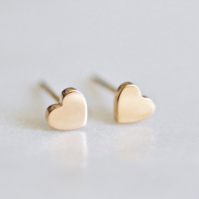 Minimalist Stainless Steel Stud Earrings