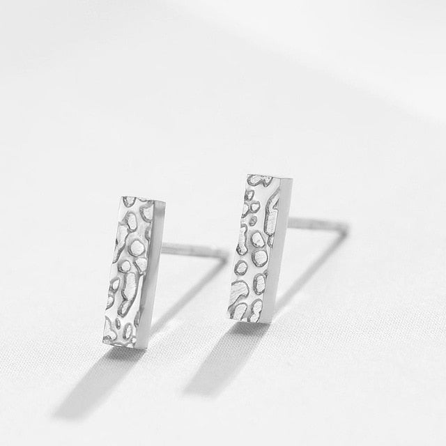 Minimalist Stainless Steel Stud Earrings