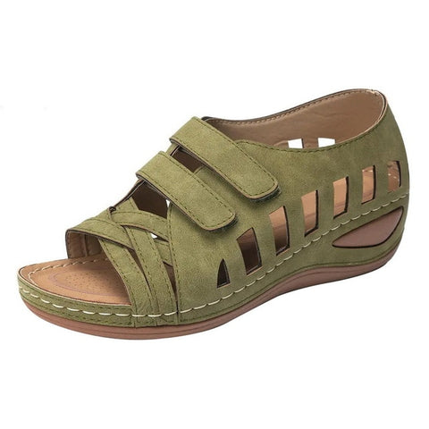 Wedges Buckle Platform Casual Shoes Soft Shoes Zapatos De Mujer