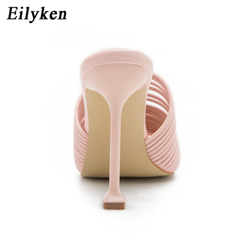 Dress Shoes Fashion Outside Dames Slippers Shape PU Leather