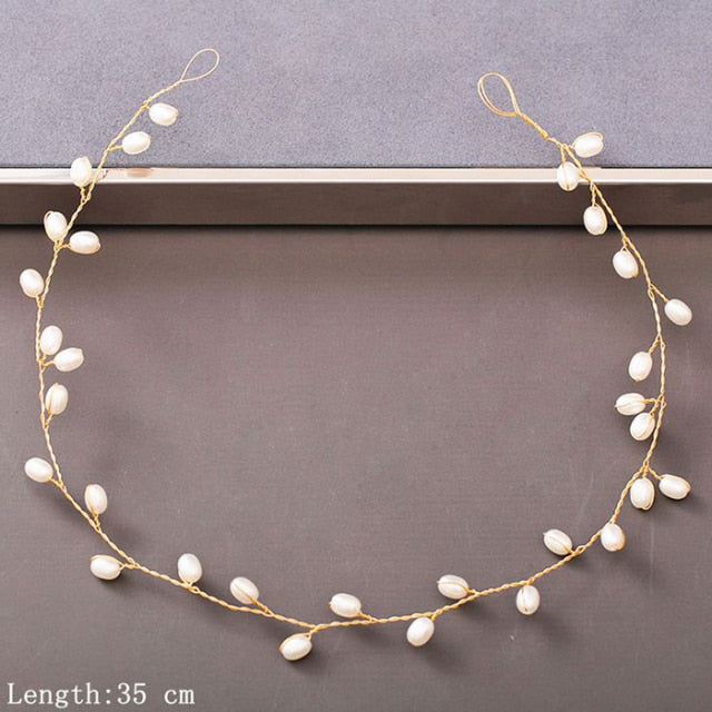 Pearl Rhinestone Women Headband Hair Accessories