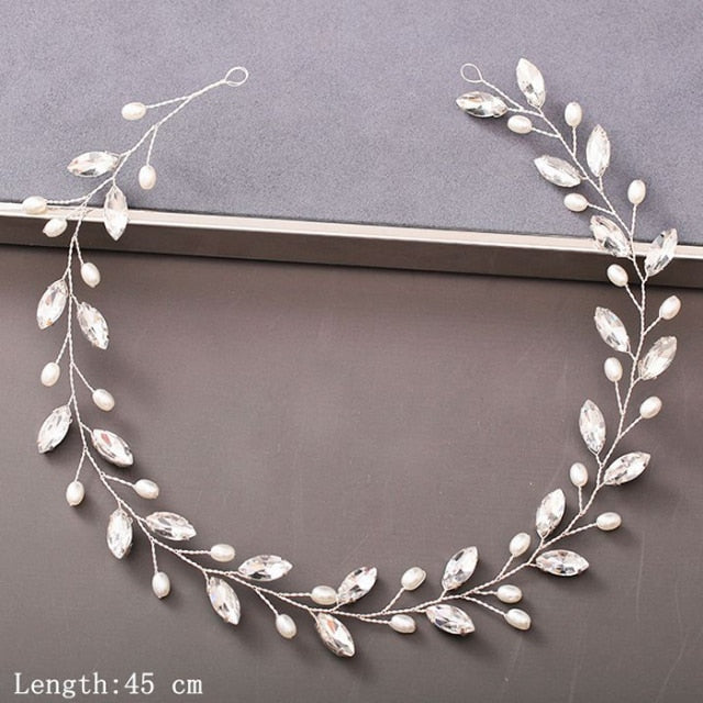 Pearl Rhinestone Women Headband Hair Accessories