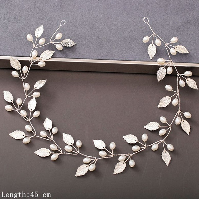 Pearl Rhinestone Women Headband Hair Accessories