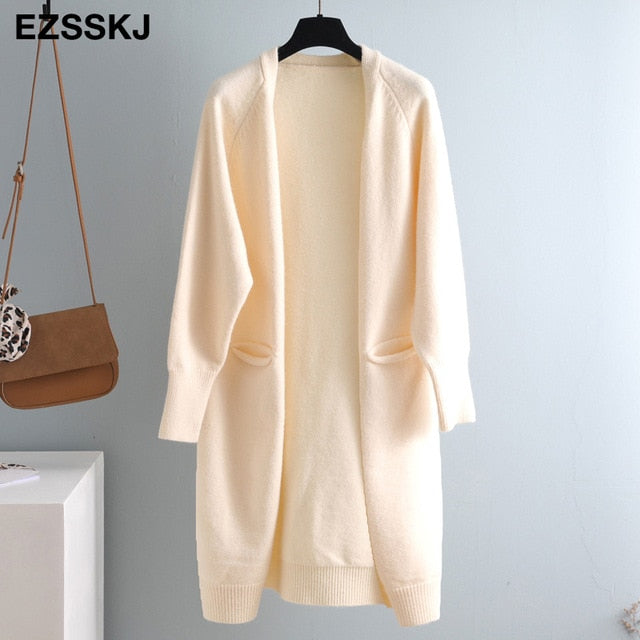 oversize long cardigans jacket coat thick sweater