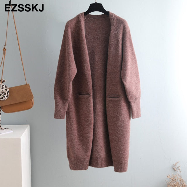 oversize long cardigans jacket coat thick sweater