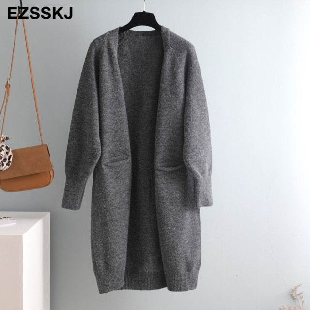 oversize long cardigans jacket coat thick sweater