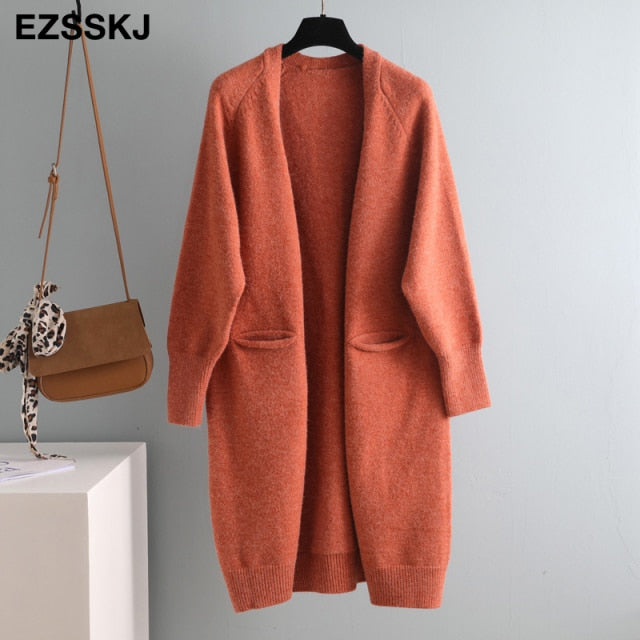 oversize long cardigans jacket coat thick sweater