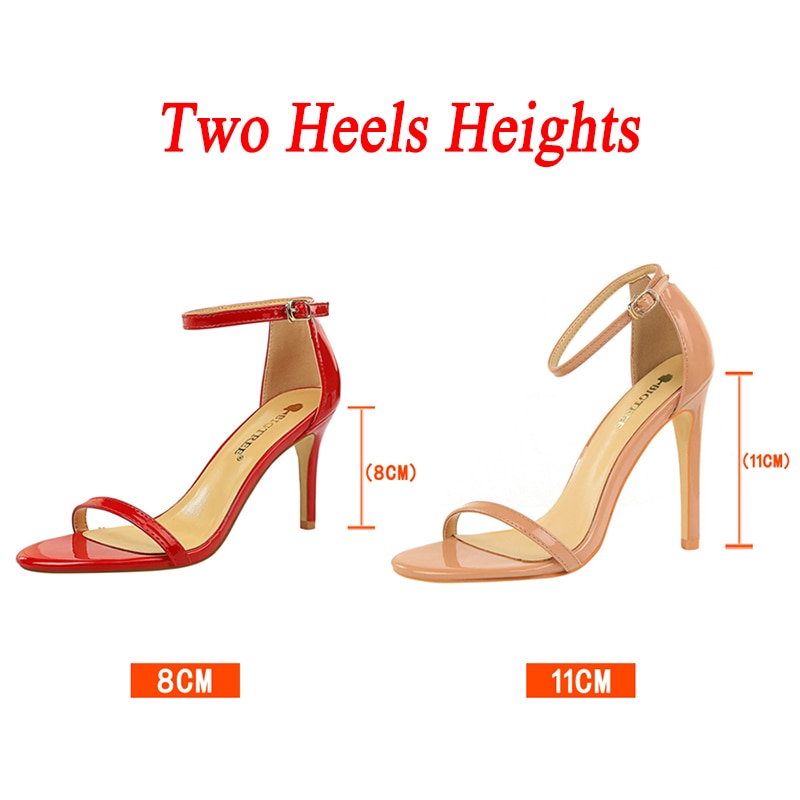 Women 10cm High Heels Flock Stripper Sandals Female Classic Pumps