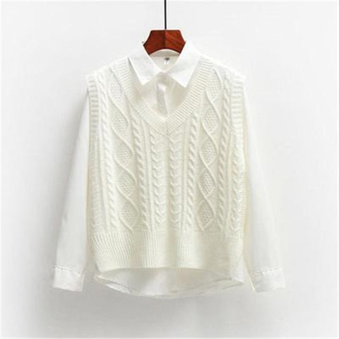 Vest Women Solid Short Loose Trendy Style Sleeveless