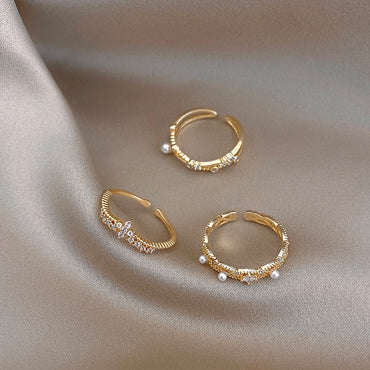 zircon ring elegant Korean women ring