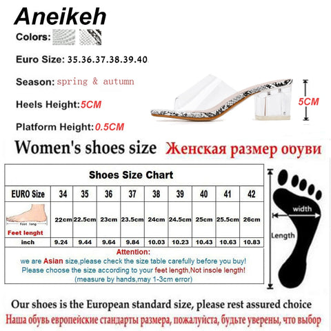 Summer PVC serpentine Sandals Fashion Women Heeled Peep Toe 5CM