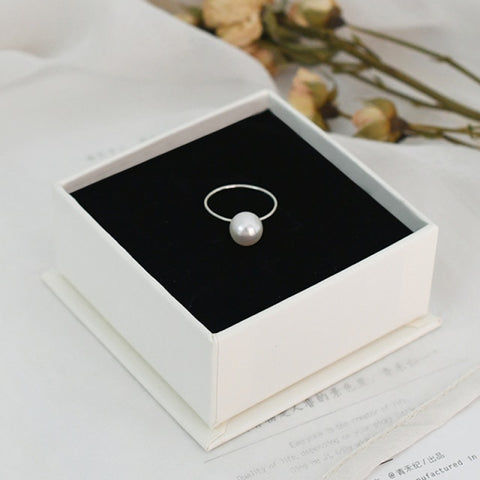 Natural Freshwater Pearl Ring Sterling Silver Jewelry