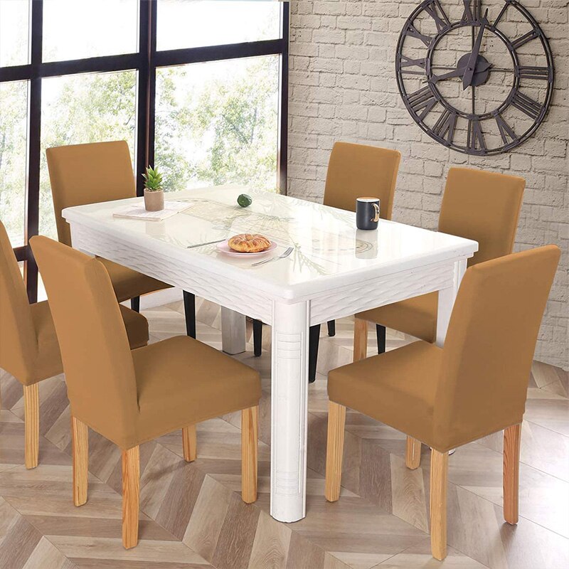 Modern Dining Chair Cover Spandex Elastic Chair Slipcover