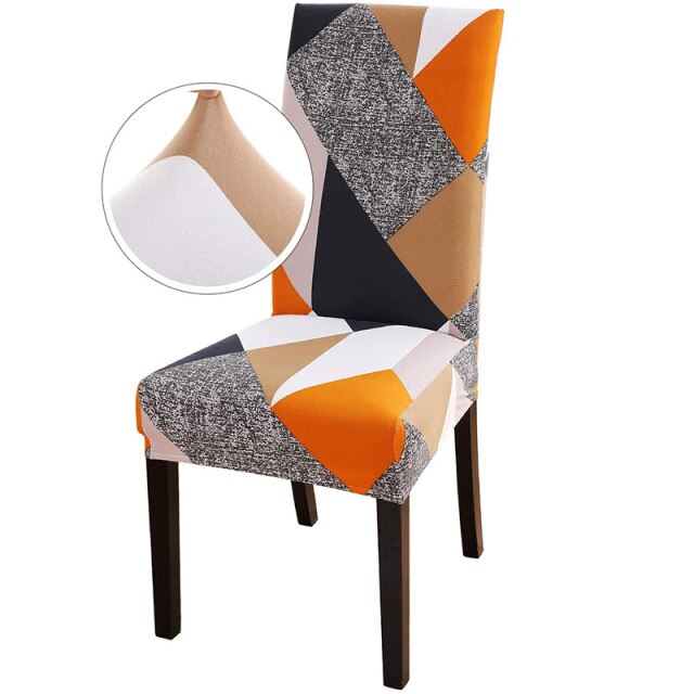 Modern Dining Chair Cover Spandex Elastic Chair Slipcover