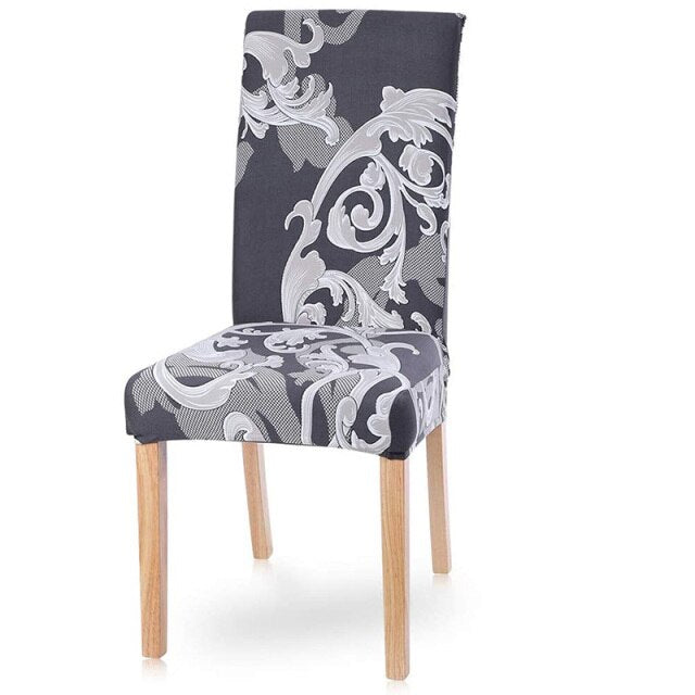 Modern Dining Chair Cover Spandex Elastic Chair Slipcover