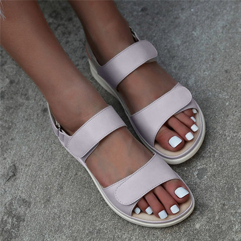 fashion basic  roman flat womens shoes