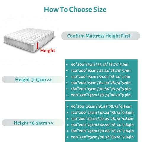 Washable Breathable Solid Color Mattress Cover Embossed Quilted
