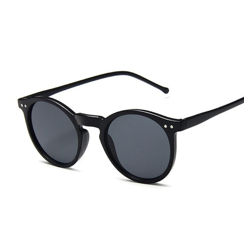 Vintage Leopard Round Sunglasses Women Fashion Cat Eye