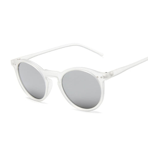 Vintage Leopard Round Sunglasses Women Fashion Cat Eye