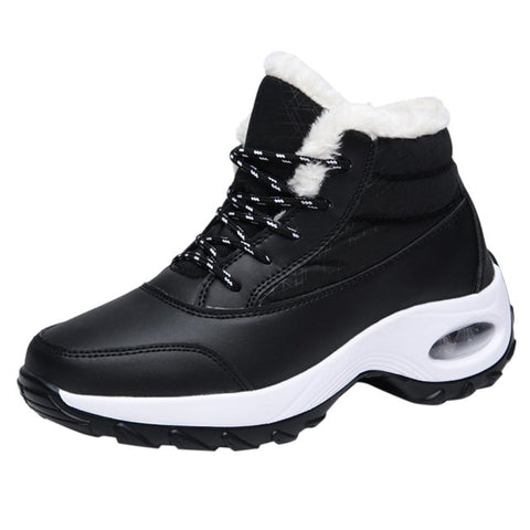 Plush Lightweight Women's Shoes with Platform Fashionable Womens Sneakers