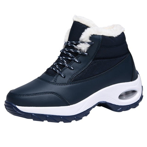 Plush Lightweight Women's Shoes with Platform Fashionable Womens Sneakers